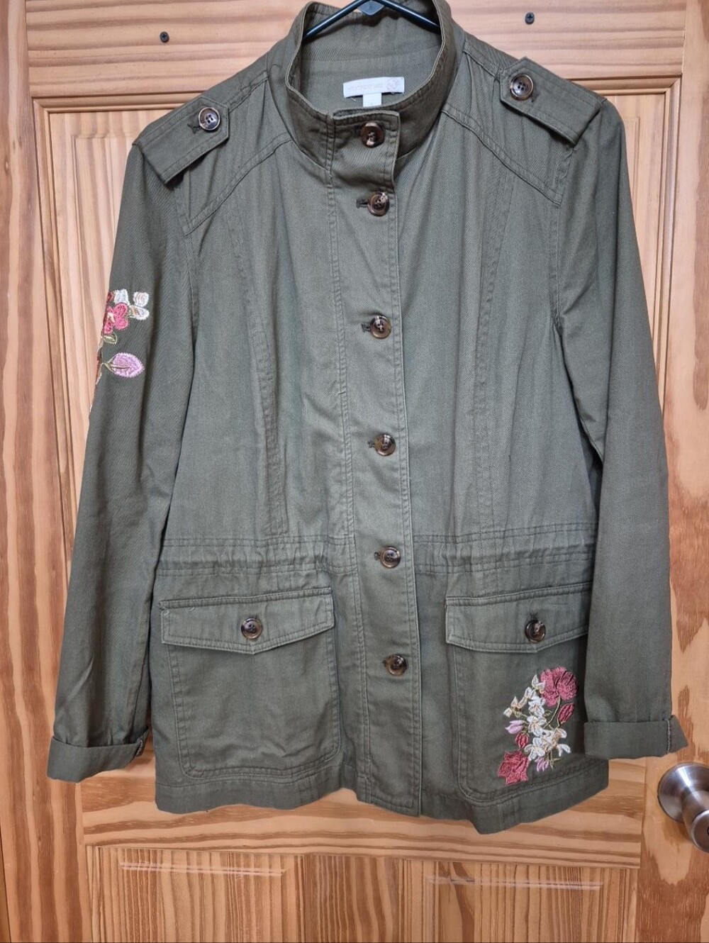 Westport 1962 Olive Green Embroidered UtilityJacket